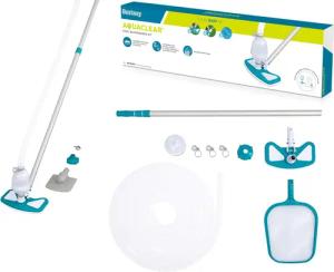 Bestway Poolbürste Pool-Reinigungsset, Poolpflege Basis-Set Aquaclean,