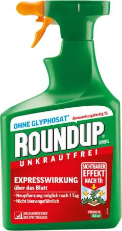 ROUNDUP Unkrautbekämpfungsmittel Express Spray 1 Liter