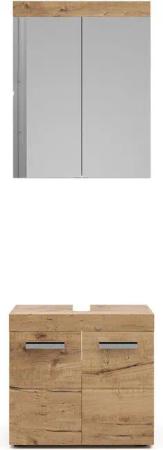 Vicco Badmöbel-Set Luna, Eiche, 2 Teile,