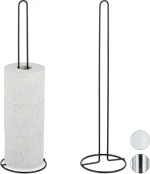 relaxdays Toiletten-Ersatzrollenhalter Ersatzrollenhalter 2er Set für