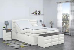 Meisterbetten Boxspringbett Pino (mit Motor, 7-Zonen