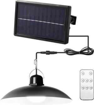 Sunicol Hängeleuchten LED-Solarleuchten,Fernbedienung,Zeitschaltuhr, 3,2m Verlängerungskabel, Warmweiß,