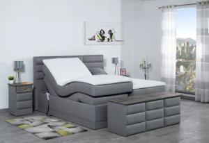 Meisterbetten Boxspringbett Pino (mit Motor, 7-Zonen