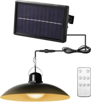 Sunicol Hängeleuchten LED-Solarleuchten,Fernbedienung,Zeitschaltuhr, 3,2m Verlängerungskabel, Warmweiß,