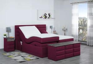 Meisterbetten Boxspringbett Pino (mit Motor, 7-Zonen