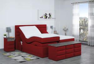Meisterbetten Boxspringbett Pino (mit Motor, 7-Zonen