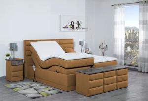 Meisterbetten Boxspringbett Pino (mit Motor, 7-Zonen