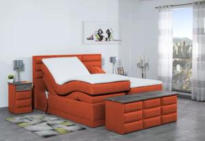 Meisterbetten Boxspringbett Pino (mit Motor, 7-Zonen