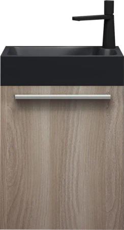 doporro Badmöbel-Set Badezimmerschrank Badmöbel-Set Waschbeckenunterschrank Pisa