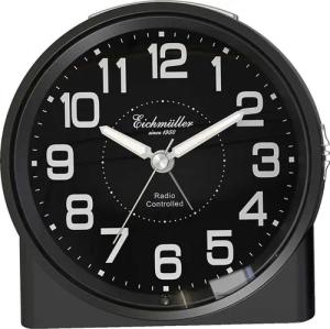 Eichmüller Funkwecker 9890-09 – Schwarzer analoger