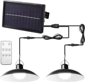 Rosnek LED Außen-Deckenleuchte Solar, Vintage, wasserdicht,