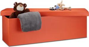 relaxdays Sitzbank Faltbare Sitzbank aus Kunstleder,