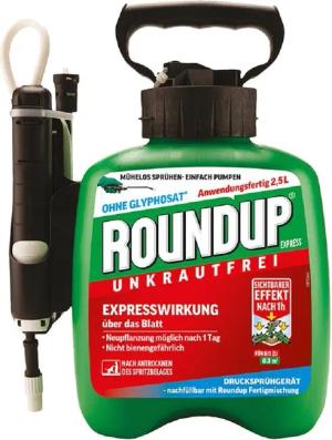 ROUNDUP Unkrautbekämpfungsmittel Roundup Express Unkrautfrei Anwendungsfertig