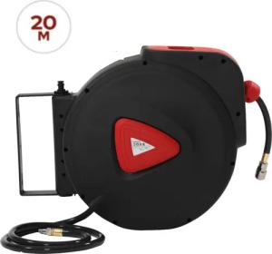 Arebos Schlauchtrommel Druckluftschlauch Aufroller, 180° Schwenkbar,