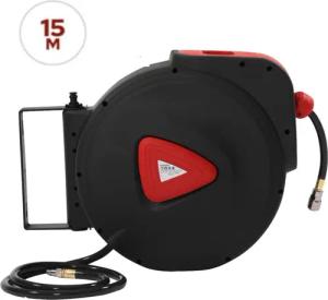 Arebos Schlauchtrommel Druckluftschlauch Aufroller, 180° Schwenkbar,