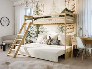 Kids Collective Hochbett 90x200 cm mit