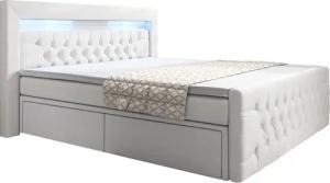 Luxusbetten24 Boxspringbett Sera, mit LED-Beleuchtung und