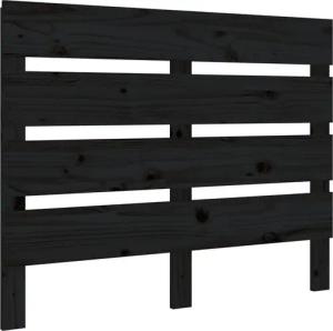 vidaXL Kopfteil Kopfteil Schwarz 75x3x80 cm