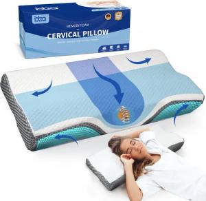Esun Kopfkissen Orthopädisches Kissen, Ergonomisches Nackenkissen