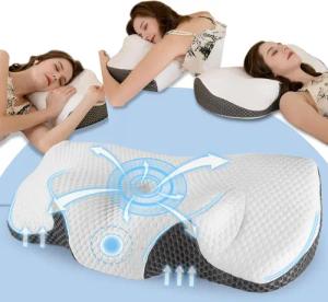 Esun Kopfkissen Orthopädisches Kissen, Ergonomisches Nackenkissen