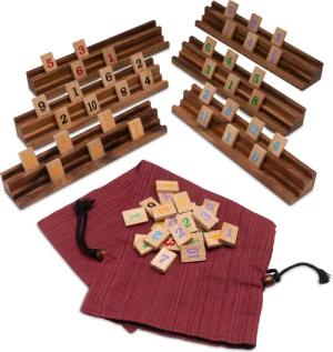 Logoplay Holzspiele Spielesammlung, Rummy Okey für