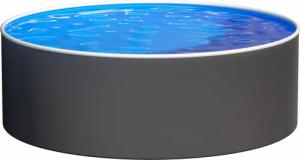 Poolomio Rundpool Azuro Deluxe Stahlwandpool -