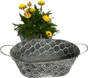 Online-Fuchs Blumentopf 2er Set Blumenschalen aus