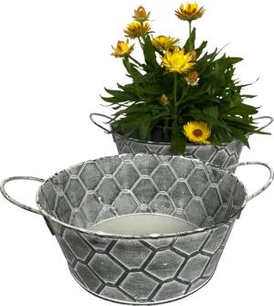 Online-Fuchs Blumentopf 2er Set Blumenschalen aus