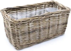 Spetebo Blumentopf Weide Pflanzkorb natur (Stück,