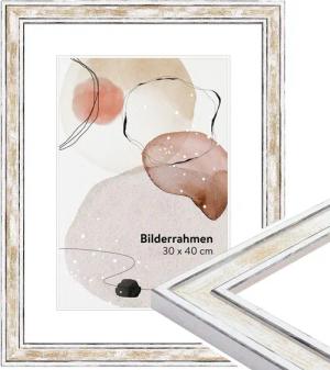 WANDStyle Bilderrahmen H460, Gold, aus Massivholz