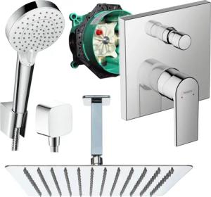 Hansgrohe und Jowi Duscharmatur Vernis Shape,
