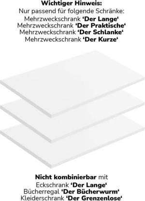 mokebo Einlegeboden Die Einleger (3er-Set), Böden
