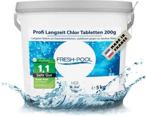 Fresh-Pool Poolpflege Profi Langzeit Chlor Tabletten