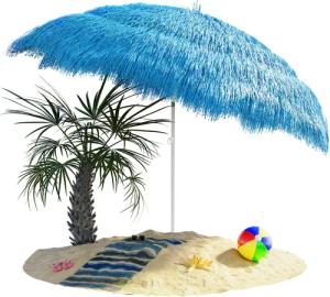 Kingsleeve Sonnenschirm, Hawaii Blau 160 cm