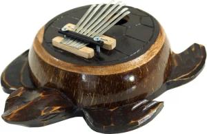 Guru-Shop Spielzeug-Musikinstrument Musikinstrument aus Holz, Schildkröte..
