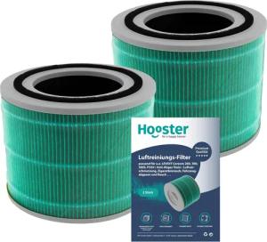 Hooster Luftfilter 2er-SET Filter Toxin-Absorber kompatibel