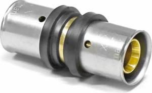 qpool24 Pressfitting, Pipetec Press-Kupplung für Alu-Verbundrohr