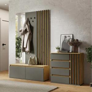 Lomadox Garderoben-Set DAVIS-166, (Spar-Set, 2-St., Kommode