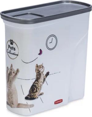 Curver Futterbehälter Katzenfutter Container weiß
