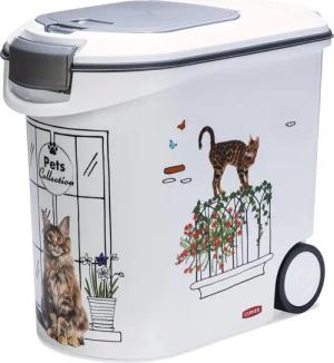 Curver Futterbehälter Katzenfutter Container weiß