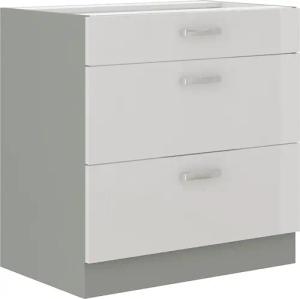 Küchen-Preisbombe Auszugsunterschrank 80 cm Küche Bianca