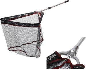 DAM Fishing Angelkescher Alu-Head 2tlg gummierter