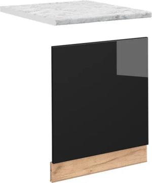 Vicco Frontblende Fame-Line, Schwarz Eiche hochglanz/Goldkraft