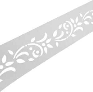 zaunzu Sichtschutzstreifen PREMIUM Dekor Floral1 Sichtschutz