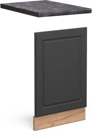 Vicco Frontblende Fame-Line, Anthrazit-Gold/Goldkraft Eiche, 45