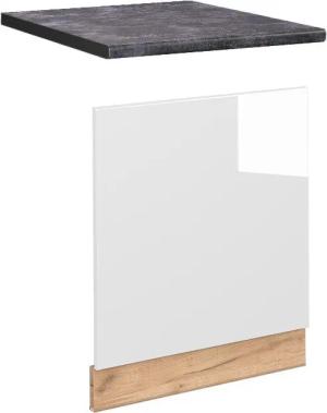 Vicco Frontblende Fame-Line, Weiß Hochglanz/Goldkraft Eiche,