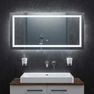 Bringer Badspiegel BRS102, Badezimmerspiegel mit Anti-Beschlag