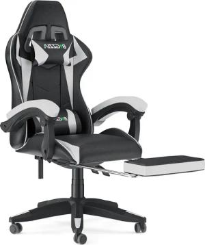 BIGZZIA Bürostuhl Gaming Stuhl mit Fußstütze