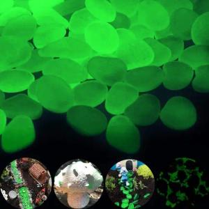 XDeer Dekosteine Leuchtsteine Kieselsteine Fluoreszierende Steine,Nachtleuchtende,