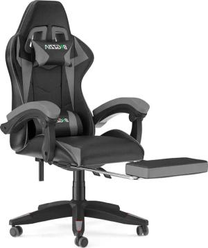 BIGZZIA Bürostuhl Gaming Stuhl mit Fußstütze